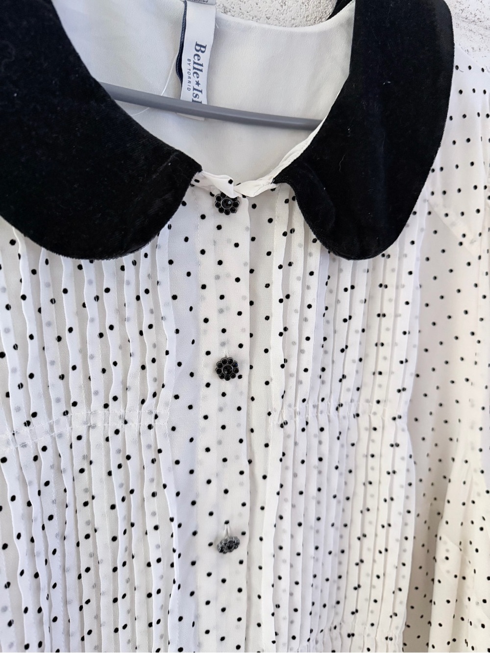 Size 3 or 3XL Torrid Classy Dress + Retro Plus Size midi Dress + polka dots - Picture 2 of 6